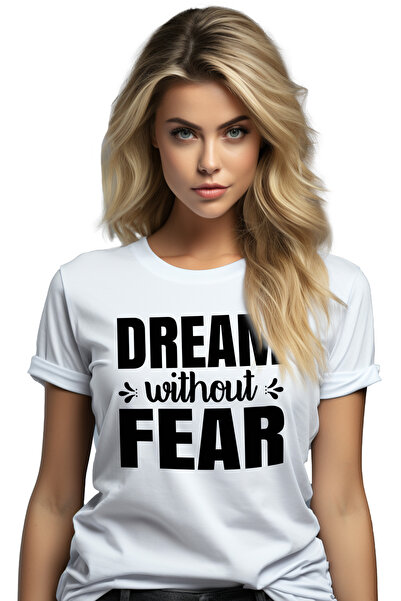 StoryGift Romania Tricou Femei Cu Mesaj Motivational In Engleza "dream Withou...
