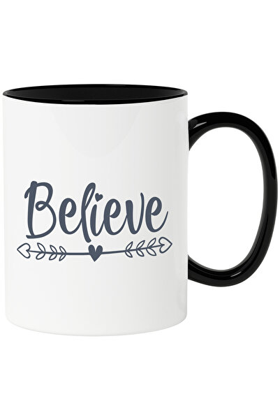 StoryGift Romania Cana Cu Inimioare Si Textul "believe" - Crede Speranta Cu M...