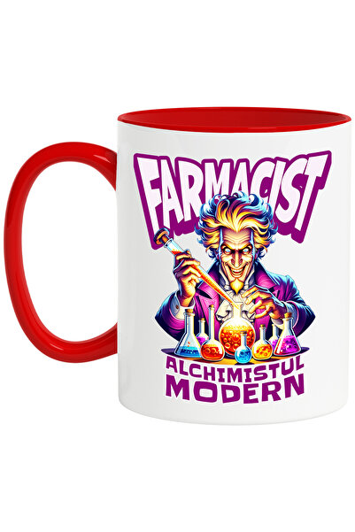 StoryGift Romania Cana Barbat Bizar Text Farmacist_ Alchimistul Modern, 330ml...
