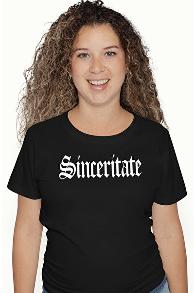 StoryGift Romania Tricou Femei Sinceritate, Mesaj Motivational, Cuvant, Text ...