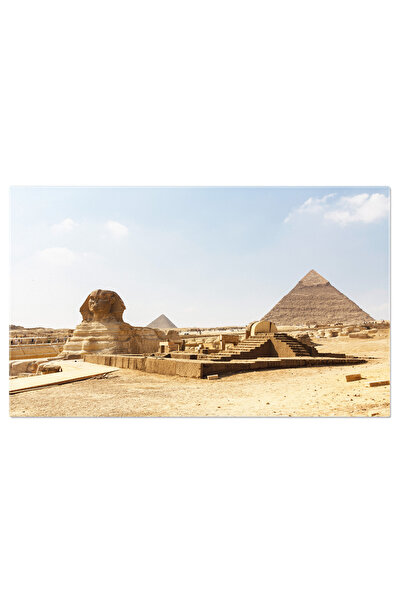 StoryGift Romania Tablou Canvas - Misterul Piramidelor - Egiptul Antic In Nisipul Vesnic