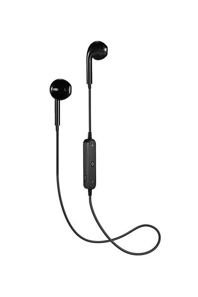 Generic S6 Wireless Bluetooth Noise Reduction Sport Earbuds Black