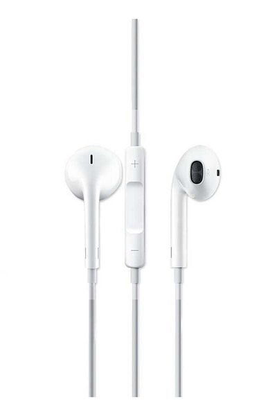 Generic In-Ear Wired Headphones With Mic White