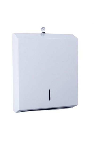Zethome 200 ανοξείδωτες χαρτοπετσέτες Dispenser Μπάνιο Κουζίνα Ξενοδοχείο Εστιατόριο Z Πτυσσόμενη θήκη για πετσέτες Λευκό