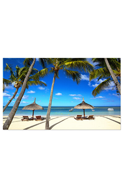 StoryGift Romania Tablou Canvas Cu Plaja Paradisiaca In Mauritius - Relaxare ...