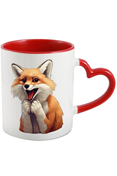 StoryGift Romania Cana Cu O Vulpe Socata | Ilustratie | Uimita | Mirata | Sur...