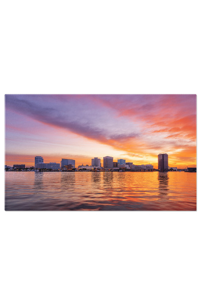 StoryGift Romania Tablou Canvas: Luminitele Nordului Intr-o Noapte Stralucitoare