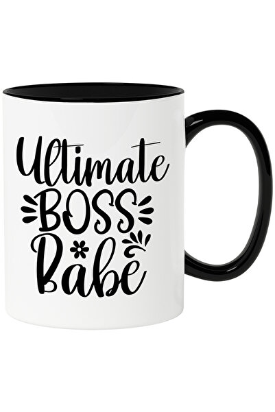 StoryGift Romania Cana Cu Textul In Engleza "ultimate Boss Babe" - Iubita Pat...