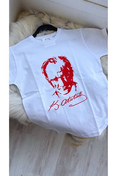 Aslı Türkoğlu Children's Unisex Ataturk Printed T-Shirt