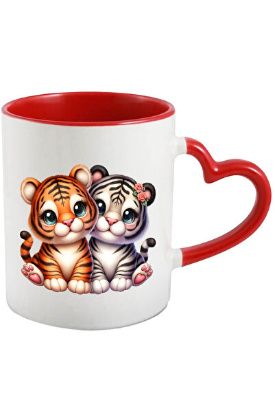 StoryGift Romania Cana Cu 2 Puiuti De Tigru Veseli | Ilustratie | Imbujorati ...