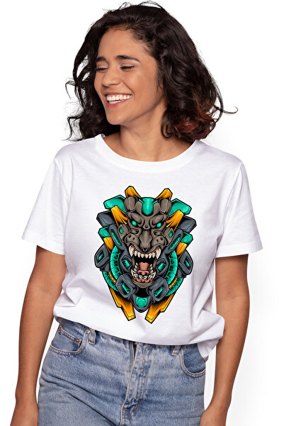 StoryGift Romania Tricou Femei Cu Maimuta, Primata, Robot, Mecha, Sf, Cyberpu...