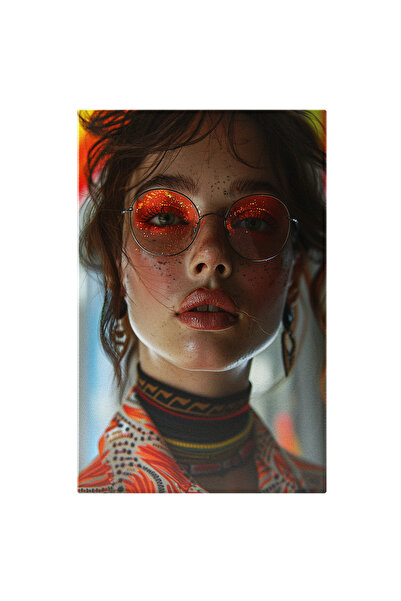 StoryGift Romania Tablou Canvas: Frumusetea Divina A Chipului Cu Ochii Verzi ...