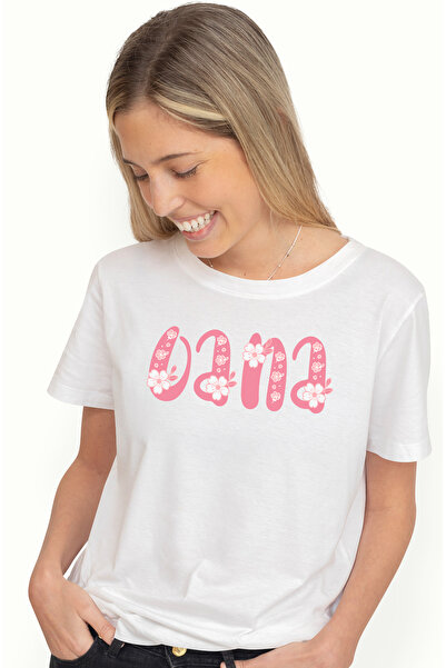 StoryGift Romania Tricou Femei Cu Numele Oana, Flori, Colorat, Roz, Dragut, C...