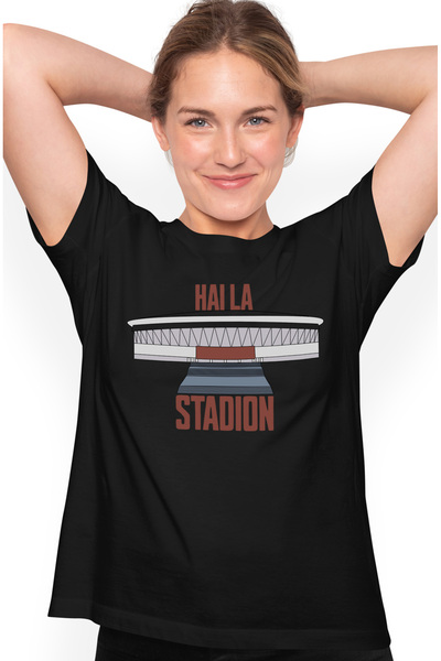 StoryGift Romania Tricou Femei Hai La Stadion Iubitorii De Sport Meciuri Cu I...