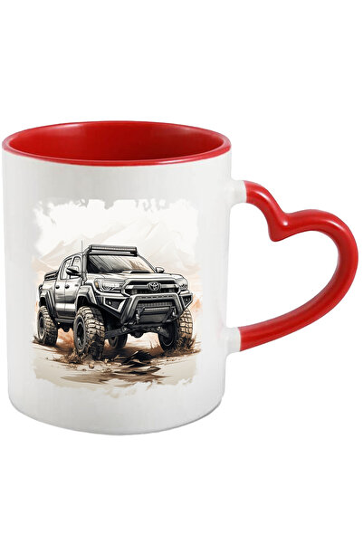 StoryGift Romania Cana Cu Toyota Tacoma, Masina, 4x4, Offroad, Ilustratie, Mu...