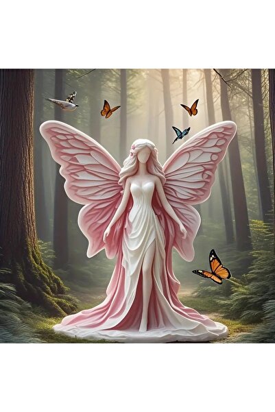 HogART Design Peri Kadın Mum Beton & Epoksi Silikon Kalıp