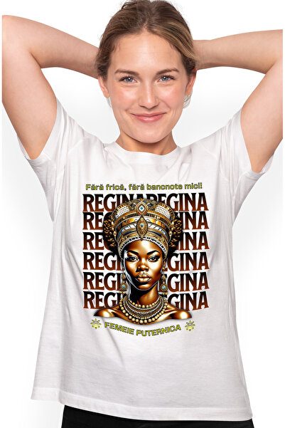 StoryGift Romania Tricou Femei Fara Frica Fara Bancnote Mici Femeie Puternica...