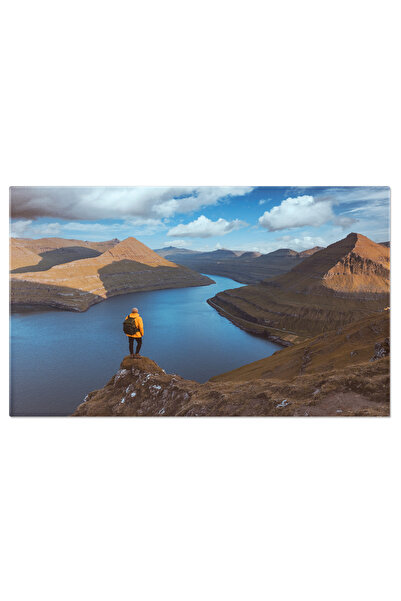 StoryGift Romania Tablou Canvas: Peisaje Magice In Fjordurile Faroe - Explorand Muntii Si Marea