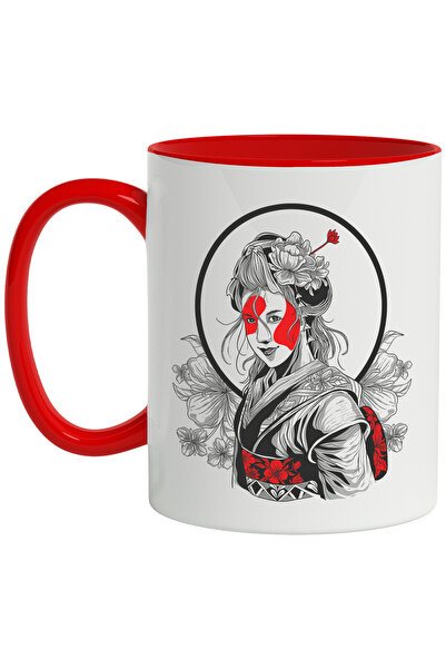 StoryGift Romania Cana Cu Fata, Japoneza, Kimono, Cerc, Multicolor 330 Ml, Ce...