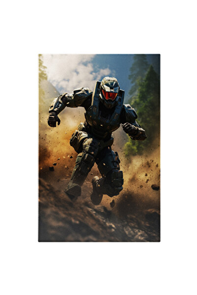 StoryGift Romania Tablou Canvas: Personaj Halo Master Chief Movie In Echipame...