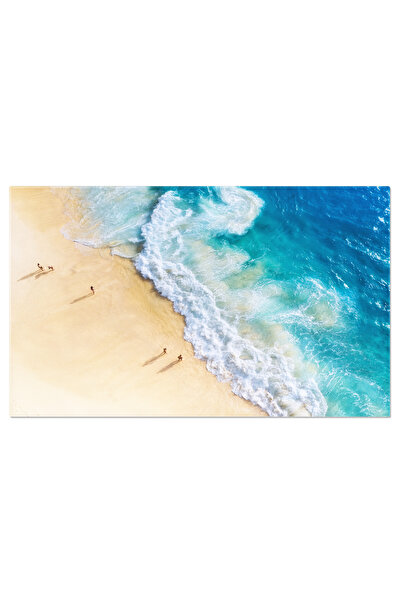 StoryGift Romania Tablou Canvas Perspective Aeriene Asupra Plajei Aerian, Pla...