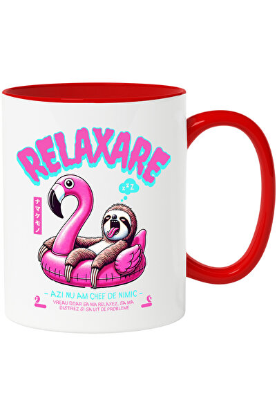 StoryGift Romania Cana Relaxare - Azi Nu Am Chef De Nimic , 330ml, Ceramic Cu...