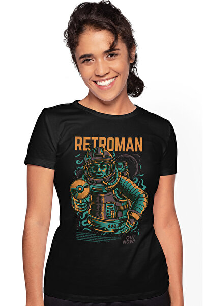 StoryGift Romania Tricou Femei Cu Text In Engleza Retroman, Barbat In Costum ...