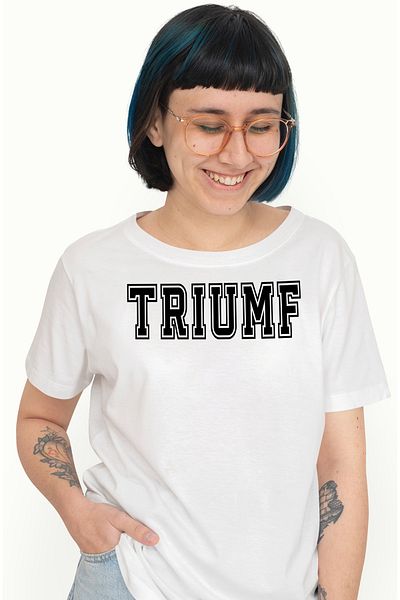 StoryGift Romania Tricou Femei Triumf, Mesaj Motivational, Text Inspirational, Self Care, Cu Impr Wht_l