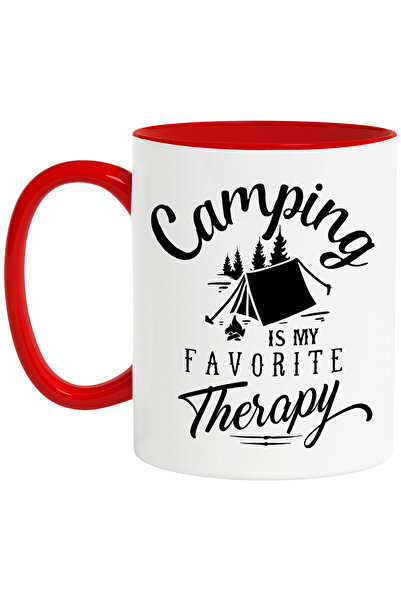 StoryGift Romania Cana Cu Mesajul "camping Is My Favorite Therapy" - Camping-...