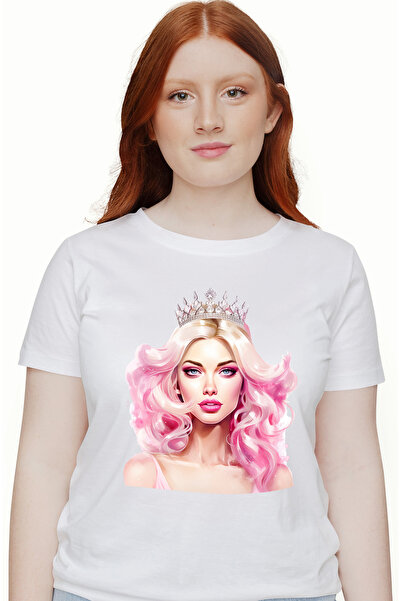 StoryGift Romania Tricou Femei Cu O Femeie Frumusica, Ilustratie, Coroana Cu ...