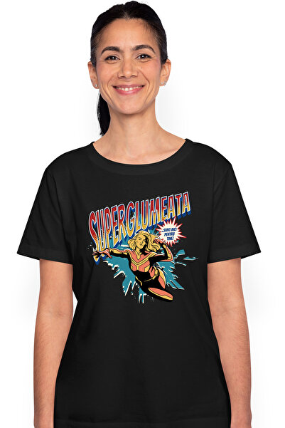 StoryGift Romania Tricou Femei Super Glumeata, Supererou Sunt Aici Pentru Tin...