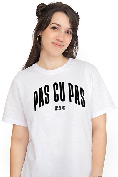 StoryGift Romania Tricou Femei Cuvantul Pas Cu Pas, Motivational, Self Help, ...