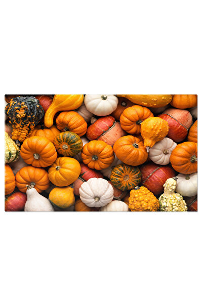 StoryGift Romania Tablou Canvas Fundal Cu Dovleci O Explozie De Culori Si For...
