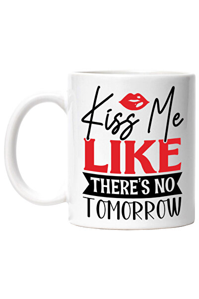 StoryGift Romania Cana Pentru O Iubita Apreciata Cu Mesajul "kiss Me Like The...