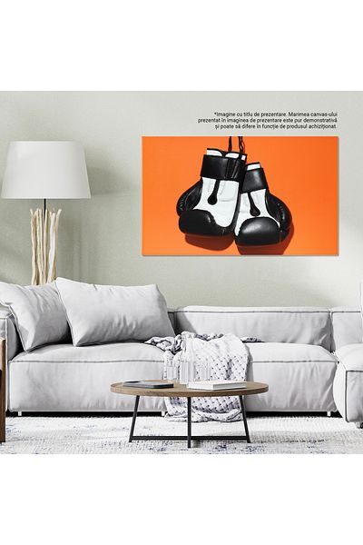 StoryGift Romania Canvas Painting 70 X 50cm Fight to the End, Boxing, Knockout, Wall, Fighter, Training 70x50cm Stg
