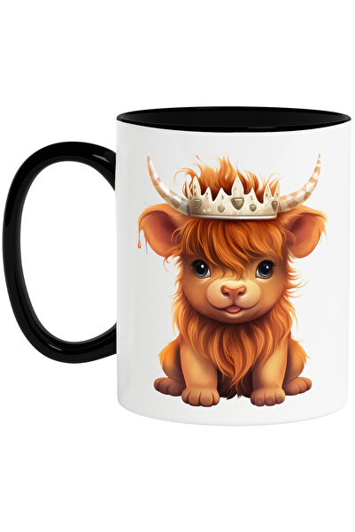 StoryGift Romania Cana Cu Un Pui De Zimbru Care Poarta O Coroana Regala | Ilu...