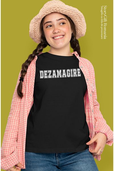 StoryGift Romania Tricou Femei Dezamagire, Mesaj Motivational, Text Inspirational, Self Care, Cu Blk_m