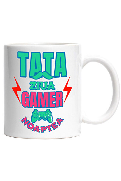 StoryGift Romania Cana Cu Maneta De Jocuri Noaptea Gamer Tata Ziua Iubitorii ...