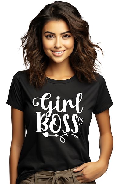 StoryGift Romania Tricou Femei Pentru O Fata Patroana - Afaceri Bogatie Cu Imprimeu Pe Fata, 100% Blk_l