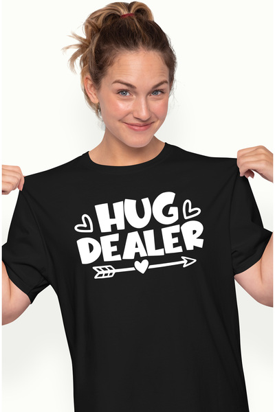 StoryGift Romania Tricou Femei Pentru Cele Care "distribuie" Imbratisari Cu I...