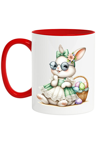 StoryGift Romania Cana Cu O Iepuroaica In Rochita Verde | Ilustratie | Imbujo...