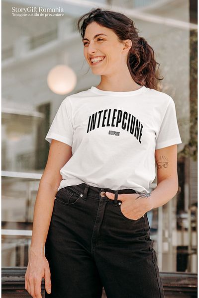 StoryGift Romania Tricou Femei Cuvantul Intelepciune, Motivational, Self Help, Intelegere De Sine, Wht_m