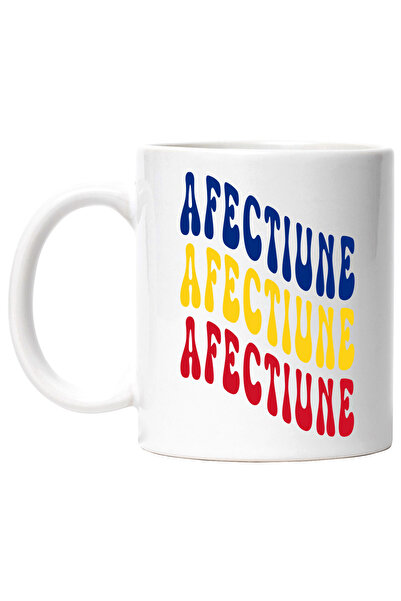 StoryGift Romania Cana Cuvantul Afectiune, In Culorile Steagului Romaniei, Ro...