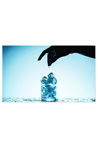 StoryGift Romania Tablou Canvas - Picaturi De Gheata Pe Sticla