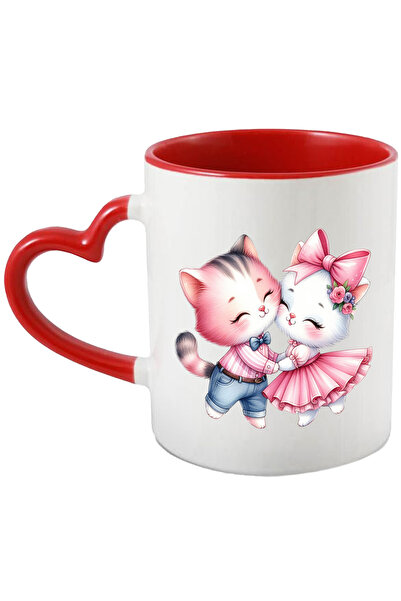 StoryGift Romania Cana Cu 2 Pisicute Apropiate | Ilustratie | Relatie | Iubir...