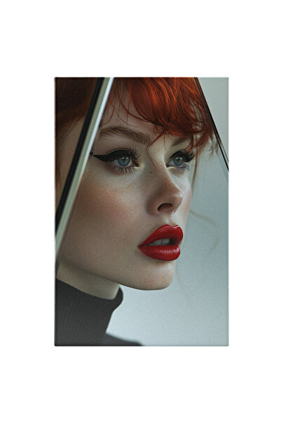 StoryGift Romania Tablou Canvas: Portret Privire Incendiară Asupra Frumuseții...