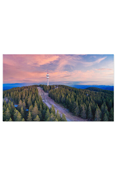 StoryGift Romania Tablou Canvas 90 x 60CM Zapada la Buachaille Etive Mor: Mun...