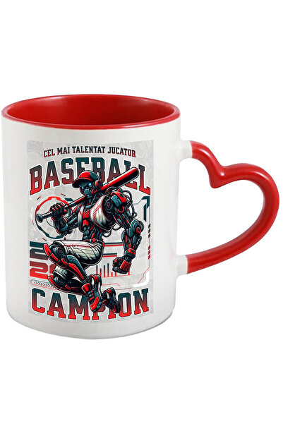StoryGift Romania Cana Jucator Robot De Baseball - Campion, Talentat, 330ml, ...
