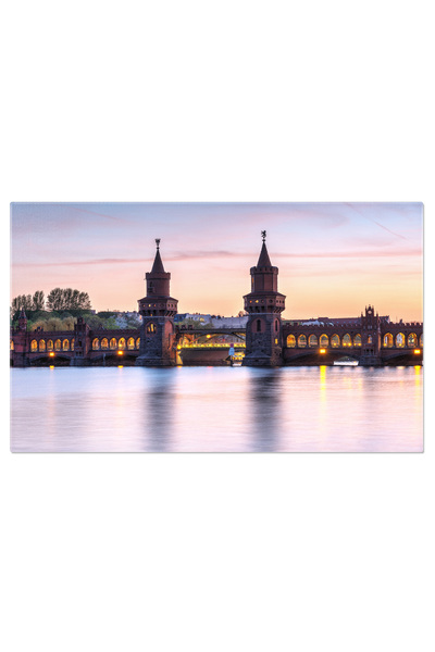 StoryGift Romania Tablou Canvas Frumosul Pod Oberbaumbruecke Peste Raul Spree, Arhitectura, Berlin, Germania 4560