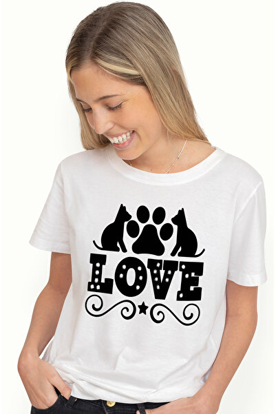 StoryGift Romania Tricou Femei Cu Labuta Si Textul "love" - Pentru Iubitorii ...